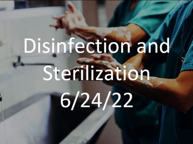 Disinfection and Sterilization course image