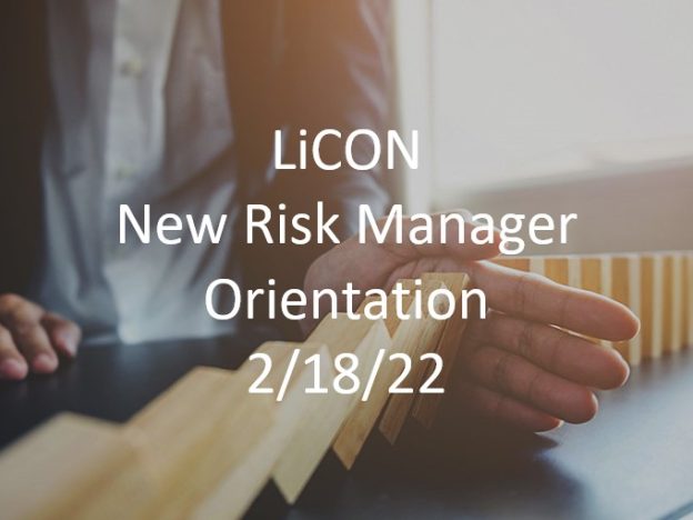 LiCON New Risk Manager Orientation course image