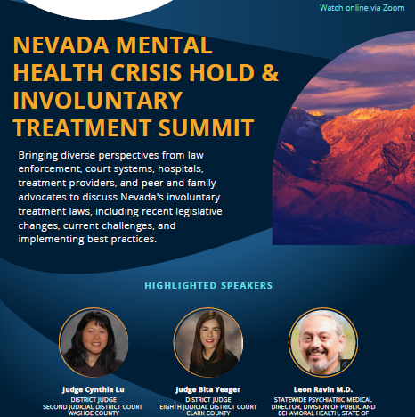Nevada mental health crisis hold & Involuntary treatment summit (March 2022) course image