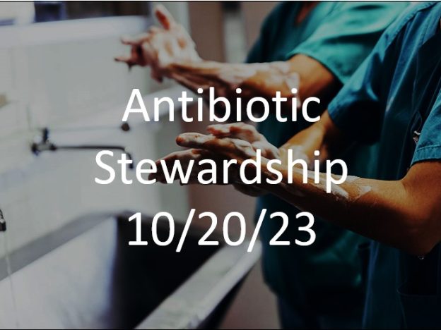 2023-10-20 Antibiotic Stewardship course image
