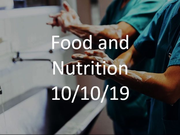 2019-10-10 Food and Nutrition course image