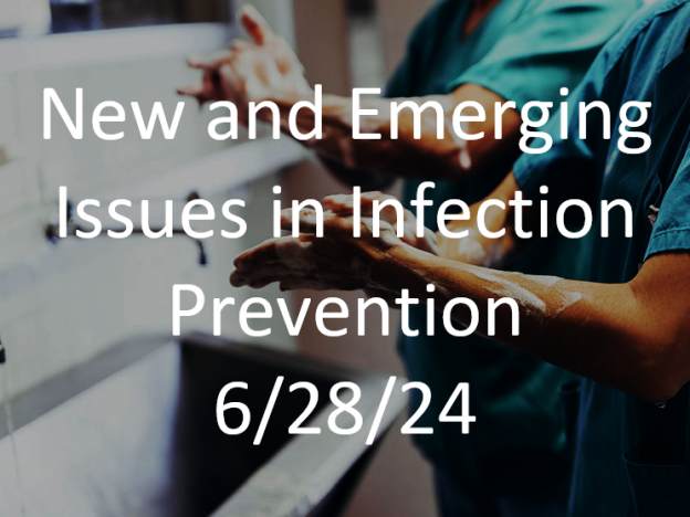 2024-06-28 New and Emerging Issues in Infection Prevention course image