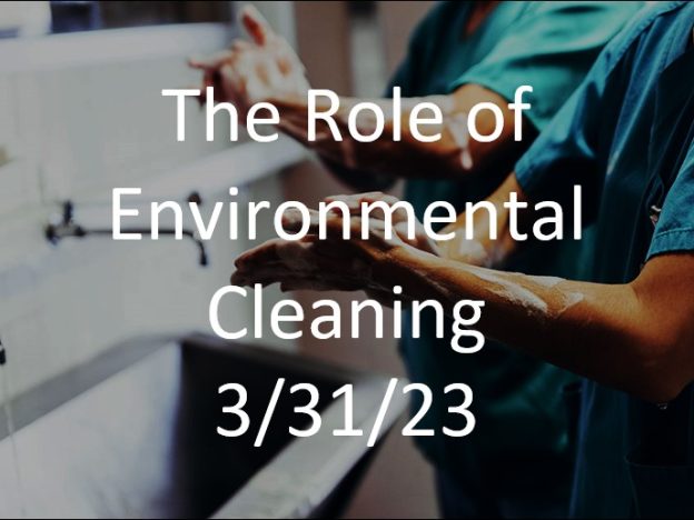 The Role of Environmental Cleaning course image